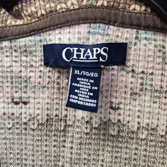 Chaps XL Women's Cowl Neck Long Sleeve Kangaroo Pockets Pullover - Picture 4 of 8